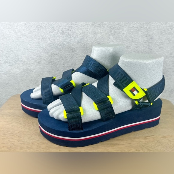 Tommy Hilfiger Shoes - Tommy Hilfiger Avian Strappy Platform Sandals Size 9